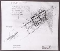 1960-1970 Fotóalbum a Velencei tó fejlesztéséről, 10db feliratozott fotóval, köztük fejlesztési terv...