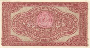 1920. 2K (3x) "2ab" egymást követő sorszámmal T:I-(hajtatlanok, apró szamárfülekkel)