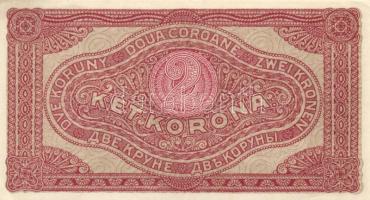 1920. 2K (3x) "2ab" egymást követő sorszámmal T:I-(hajtatlanok, apró szamárfülekkel)