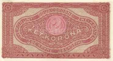 1920. 2K (3x) "2ab" egymást követő sorszámmal T:I-(hajtatlanok, apró szamárfülekkel)