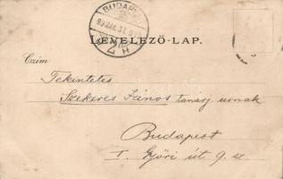 1899 Marosvásárhely litho