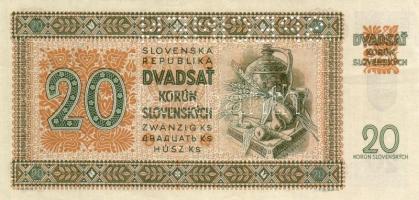 Szlovákia 1942. 20K "SPECIMEN" lyukasztással T:I