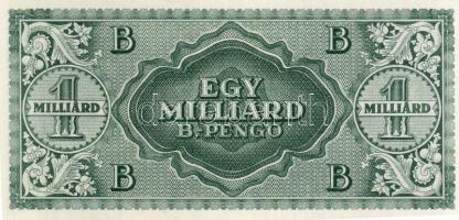 1946. 1000.000.000B.-pengő nagy alsó ívszéllel! T:I