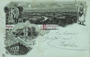 Károlyváros, Karlovac; Ivan Sagans shop litho (fl)