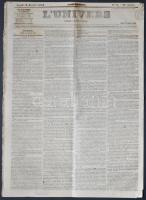 1854 Az Universe című francia újság 2 száma