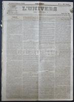 1854 Az Universe című francia újság 2 száma