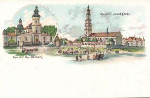 Czestochowa Jasna Gora monastery litho