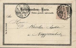 1899 Budapest, Victoria gőzmalom litho (EK)