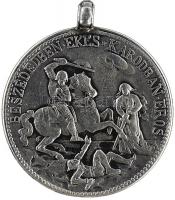 Szárnovszky Ferenc (1863-1903) / S.G.A. (Scheid ezüstáru és éremgyár) 1892. Szent László érem "...