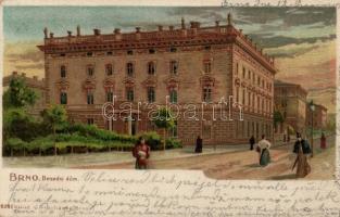 Brno, congress hall litho