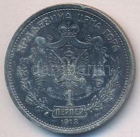 Montenegró 1912. 1P Ag "I. Mihály" T:2
Montenegro 1912. 1 Perper Ag "Nicholas I"...