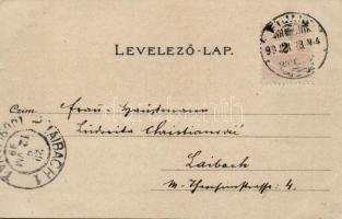 1899 Fiume Andrássy corso litho (EB)