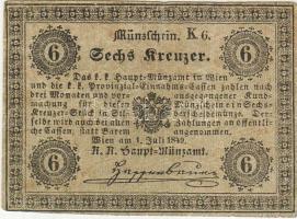 Ausztria 1849. 6kr T:II-
