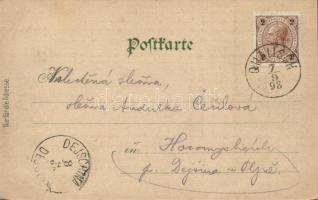 1898 Chvalec, Qualisch; Rübezahl, weaving mill litho