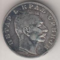 Szerbia 1912. 2D Ag "I. Péter" T:3
Serbia 1912. 2 Dinara Ag "Peter I" C:F