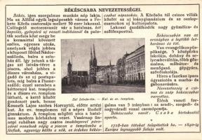 Békéscsaba Szent István tér, katolikus és evangélikus templomok, hazafias propaganda (EK)