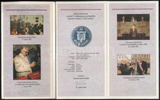 Horvátország 1997. 150K Ag "Tuđman 75. születésnapja" T:PP Papírtokos díszkiadás!
Croatia ...