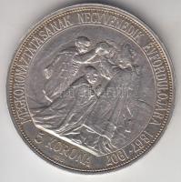 1907KB. 5K Ag "Koronázási évforduló" T:2