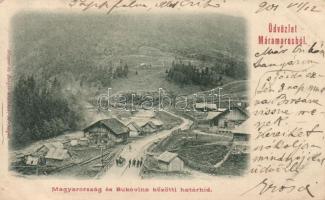 Máramaros, border bridge between Hungary and Bukovina (Rb)