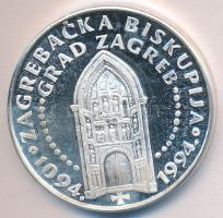 Horvátország 1994. 200K Ag "900 éves a zágrábi Szt. Márk templom" T:PP Tanúsítvánnyal dísz...