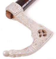 Fa bányászfokos fém fejjel /
Miner's axe with metal head, 90cm