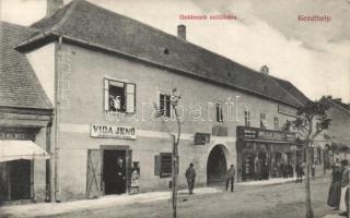 Keszthely Goldmark szülőháza, Vida Jenő hengermalmi lisztraktára, Molnár Ignác üzlete