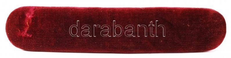 Cca 1900 Férfi kalap tisztogató, 18cm