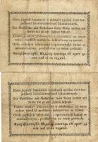 1849. 30Kr (2x) 2 klf szín- és vágatvariáns T:III