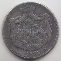 Románia 1873. 2L Ag T:2-
Romania 1873. 2 Lei Ag C:VF