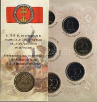 1998. Forgalmi szett 50f-200Ft + 100Ft Kossuth + 100Ft "1848" díszkiadásban T:BU