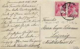 Nagyszeben with Zeppelin, photo