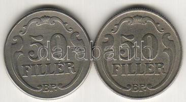 1926. 50f T:3+ + 1938. 50f T:3+