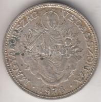 1938. 2P Ag "Madonna" T:2-