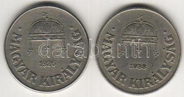 1926. 50f T:3+ + 1938. 50f T:3+