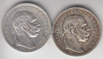 1915. 1K Ag "Ferenc József" (2x) T:2,2-