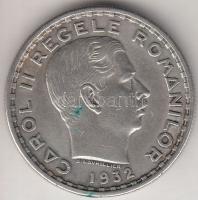 Románia 1932. 100L Ag "II. Károly" T:2
Romania 1932. 100 Lei Ag "Carol II" C:XF