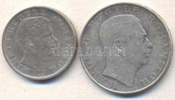 Románia 1942. 200L Ag "I. Mihály" + 1939. 250L Ag "II. Károly" T:2-,3
Romania 19...