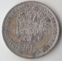 1860B 1/4G Ag "Ferenc József" (5.29g) T:2-
Hungary 1860. 1/4 Gulden-Florin Ag "Franz ...