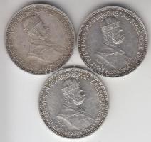 1896KB. 1K Ag "Millenium" (3x) T:2,2-