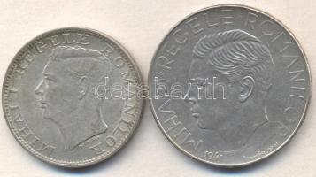 Románia 1941. 500L Ag "I. Mihály" + 1944. 500L Ag "I. Mihály" T:2,2-
Romania 194...