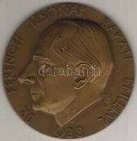 1938. "Dr. Ferenczi Izsó" plakett Szign:B.O T:2