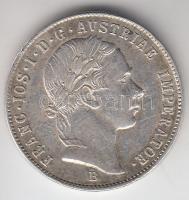 1852B 20Kr Ag "Ferenc József" osztrák típus T:1-,2 kis ph.