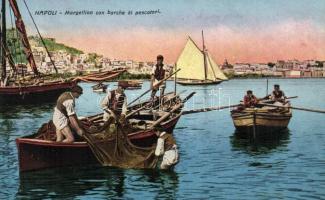 Naples, Mergellina, fishing boats