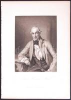 1864 Johann Heinrich Merck, acélmetszet. Forrás: Friedrich Pecht. Lepzig, 1864, F. A. Brockhaus. 28x...