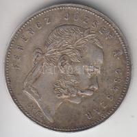 1869GYF 1Ft Ag "Angyalos címer" T:2 patina