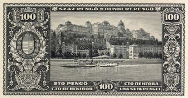 1926. 100P csak hátlapi nyomat vízjeles papíron T:I RR!!
