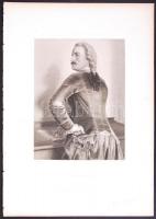 1864 Beaumarchais, acélmetszet. Forrás: Friedrich Pecht. Lepzig, 1864, F. A. Brockhaus. 28x20cm