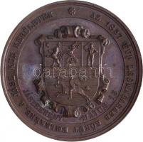 1857. "I Ferenc József - Erzsébet / Az 1857 évi legmagasabb körút emlékére, a Jász Kun Kerülete...