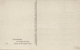 L'Escarpolette; Erotic art postcard s: Raphael Kirchner