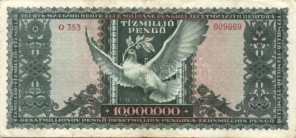 1936. 10P + 1945. 10.000.000P T:II,III